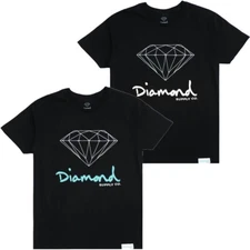 Diamond Supply Co. Men's T-Shirt OG Logo Short Sleeve Tee in Black
