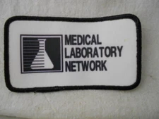 MEDICAL LABORATORY NETWORK  USED COMPANY PATCH TAG 