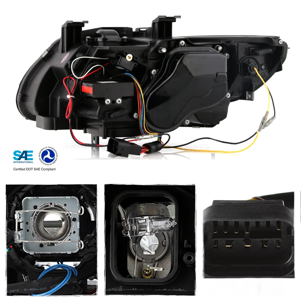 Faros proyectores LED convertibles HID/Xenón para BMW Serie 3 2007-2010 cupé/convertibles Foto 2 de 4