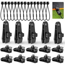 Tarp Clips With Bungee Balls 30 Pcstarp Clips Clamps Heavy Duty Lock Grip For Ta