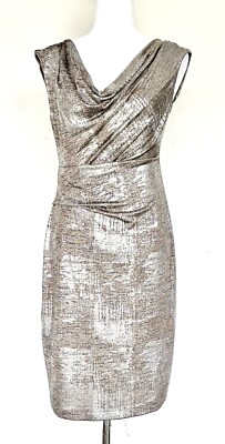 a line dress with short sleeves Badgley Mischka Women's Mixed Media Floral Lace Cocktail Dress - Pink