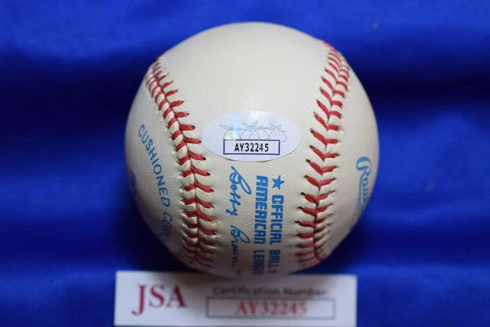 Jim Catfish Hunter JSA COA Autograph American League Signed Baseball - Image 2 of 2