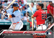 Yandy Díaz/Matt Olson - 2023 First Base Silver Slugger Award Winners