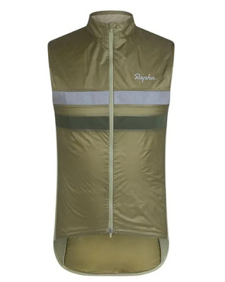 RAPHA HERREN BREVET ISOLIERTE RADSPORT SOMMER WESTE WESTE TRIKOT OBERTEIL GRÜN S, M, L, XL