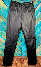 Scully Women's Black Soft Leather Pants Size 10