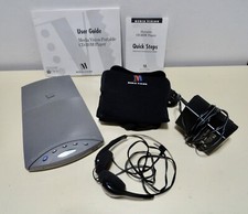 Vtg Media Vision Portable CD-ROM Player Power Base Headphones 660-0020-02 Works