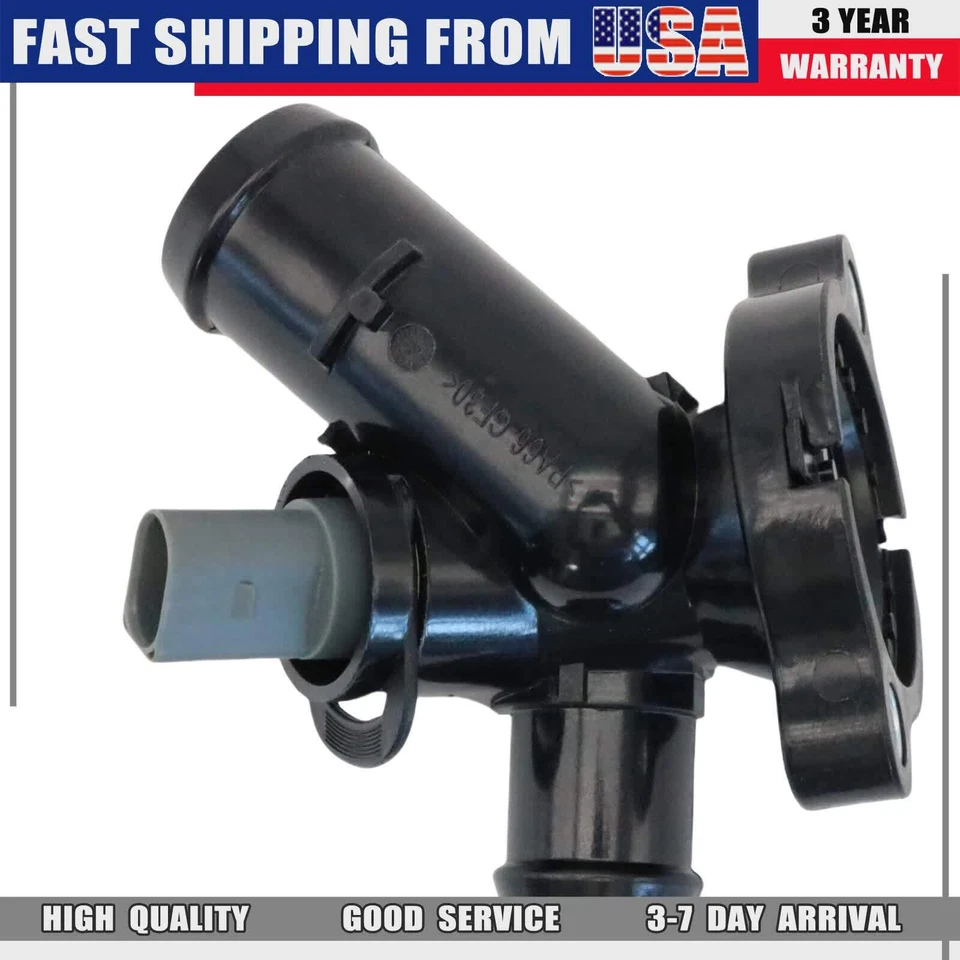 For 2005-2014 Volkswagen Jetta 2.5L 2007-2010 Beetle 2.0L NEW Thermostat Housing - Image 2 of 4