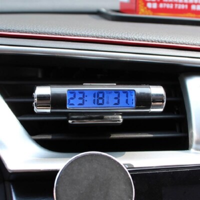 Orologio Termometro Digitale LED 2 In 1 Per Auto E Casa – Retroilluminazione, Ampio Display, Facile Installazione - 3