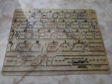 School Rite vintage 1989 Instruction Guides Manuscript Uppercase letter