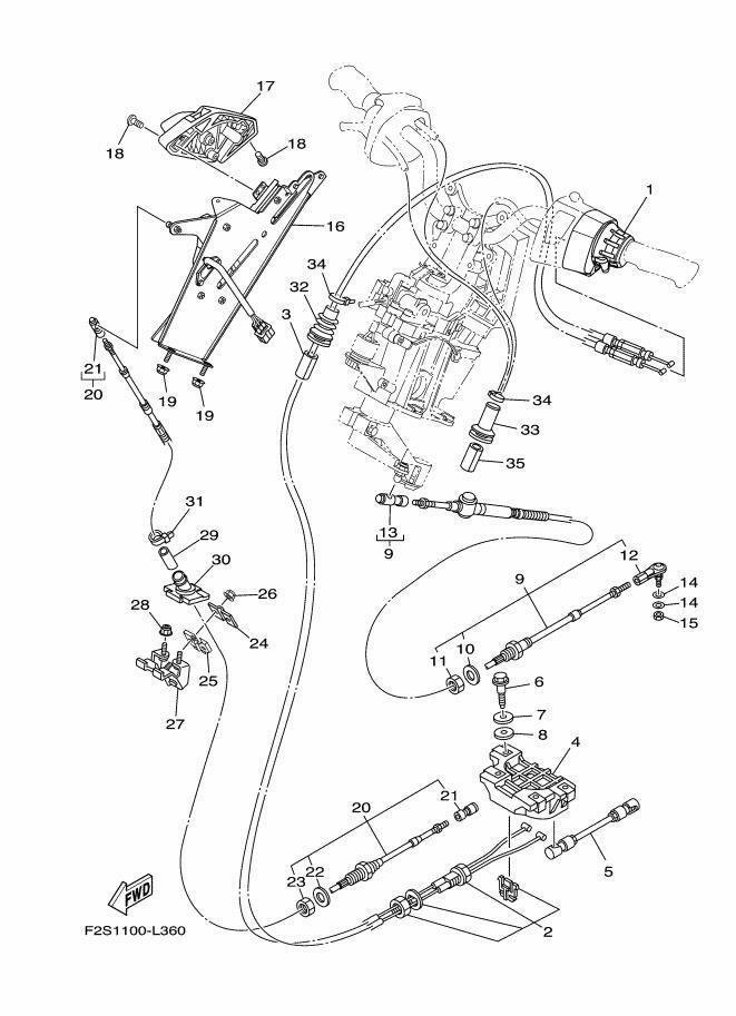 FXCruiserSHO'12 OEM (CONTROL-CABLE) CABLE,REVERSE Used FXCruiserSHO'12 OEM (CONTROL-CABLE) CABLE,REVERSE Used