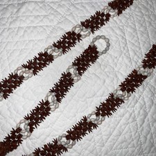 Vintage 60s sea shell and seeds BELT Native Beaded belt hand crafted