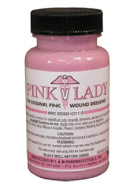 JAKKS PACIFIC Pink Lady Wound Dressing Topical Wound Treatment For Dogs and Horses, 4 oz