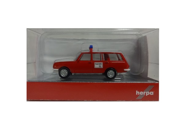 Herpa 096270 Wartburg 353 Tourist Freiwillige Feuerwehr Wittstock 1:87 Neu-image
