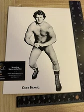 Curt Hennig Mr. Perfect vintage wrestling promo photo WWF WWE AWA WCW NWA 