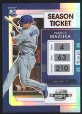 2022 Panini Chronicles Patrick Mazeika #18 BASEBALL NY Mets RC Contenders Optic