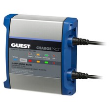 Marinco Guest 5Stage 5Amp 1Bank On-Board Digital 12V Marine Boat Battery Charger