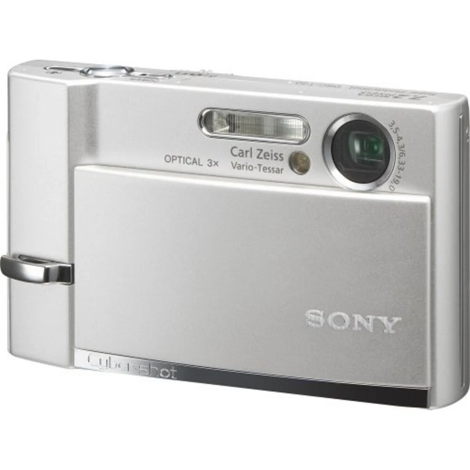 Sony DSC-T30 Digitalkamera Silber 7,2 MP 3fach optischer Zoom Bildstabilisierung - Bild 4 von 4