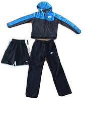 Boys Nike Shorts Active Pants Pullover Zip Jacket Size: S, M, L Lot 3 PreOwned
