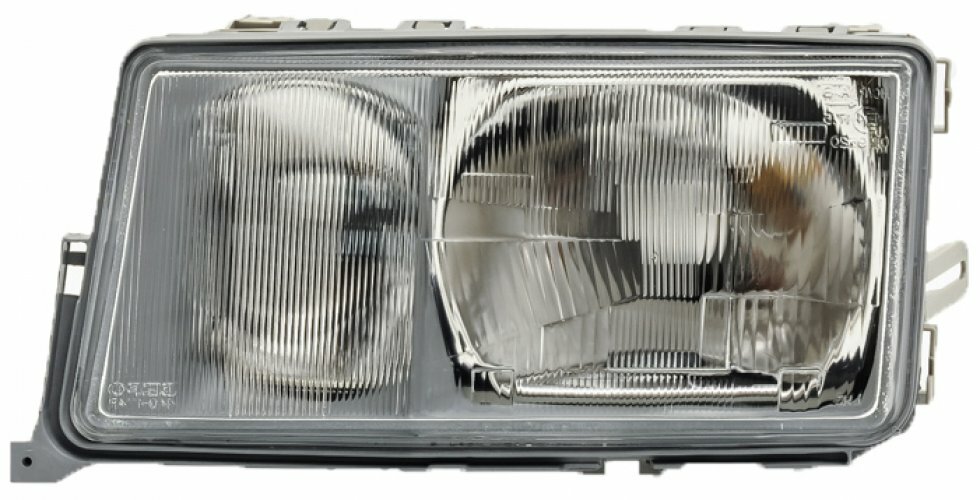 Phare avant gauche Mercedes 190E bloc optique projecteur gauche halogène W201 1982-1993