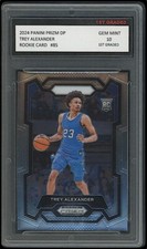Trey Alexander 2024 Panini Prizm Draft Pick 1st Graded 10 NBA Rookie Card #85