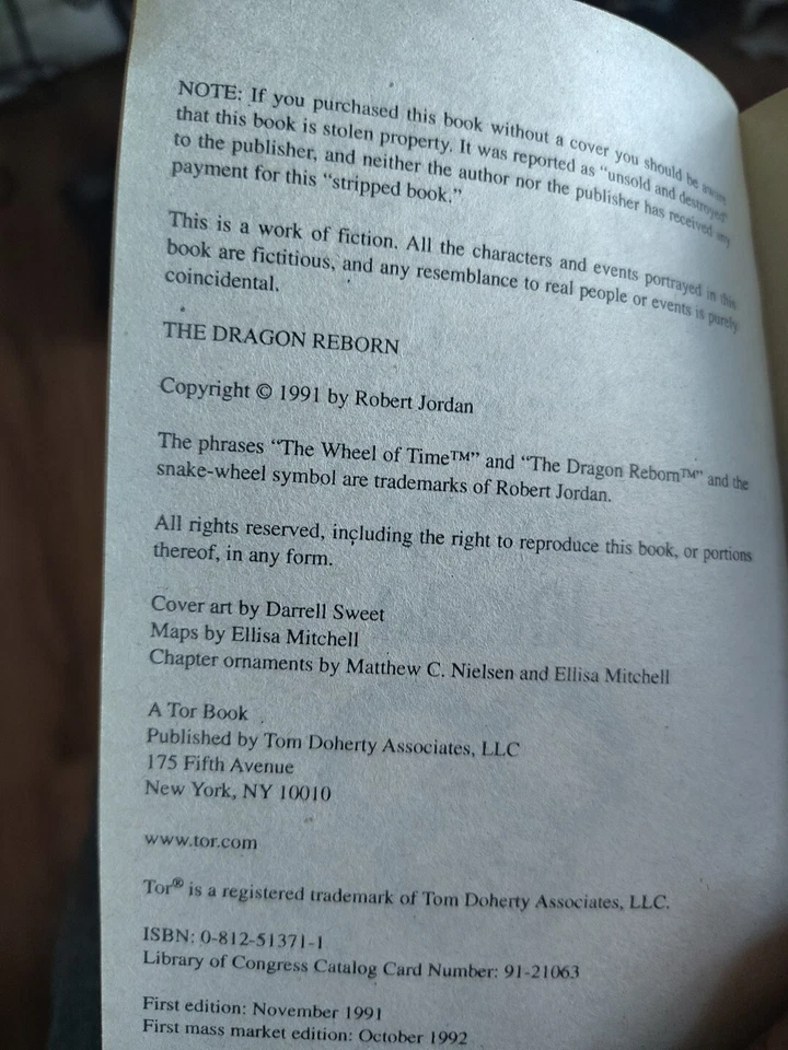 The Dragon Reborn Book Three of The Wheel of Time Robert Jordan  - Image 3 of 3