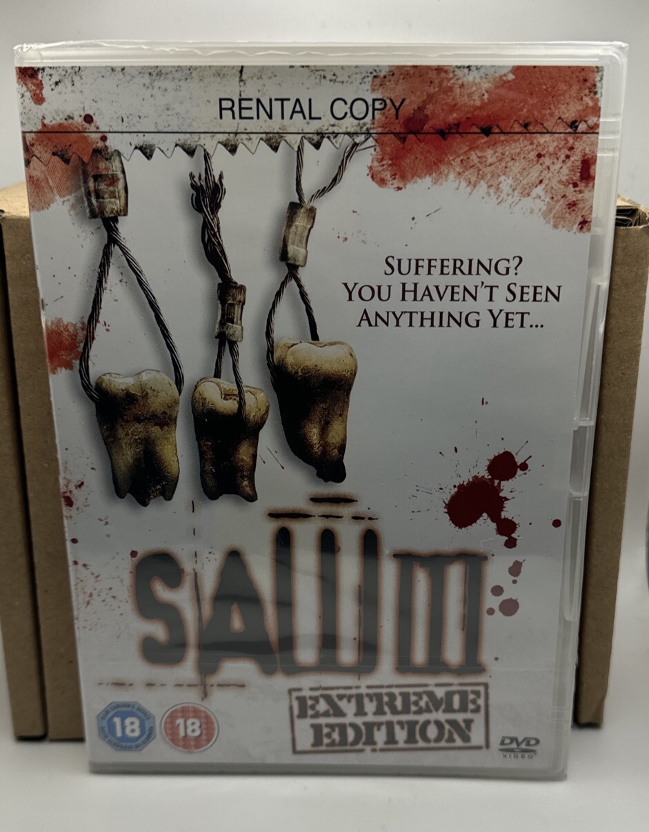 SAW III 3 EXTREME EDITION TOBIN BELL SHAWNEE SMITH LIONSGATE UK DVD NEW & SEALED