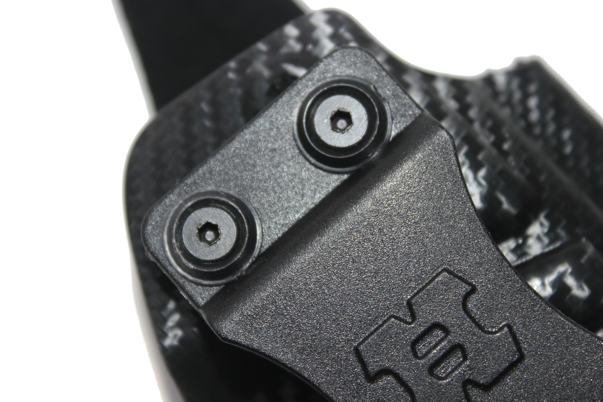 Houston IWB Kydex Holster For Glock 26/27/33 - Right Hand, Carbon Fiber Finish, Soft Suede Lining 12 thumbnail image