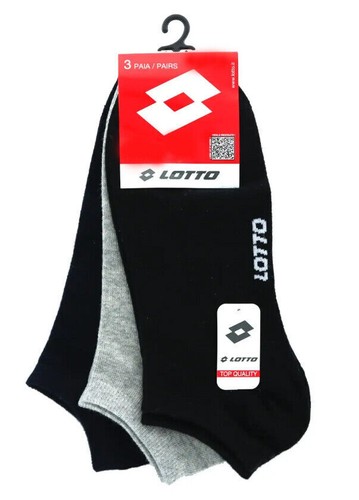CALZINI CORTI LOTTO SPORT TAGLIA 35-38 / 39-42 / 43-46 PACK DA 8 /12/16 PAIA - Imagen 7 de 7