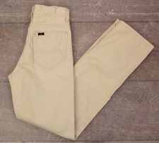 VTG Boy's 60s Cream Lee Westerner Pants / Jeans Sz 26" 1960s Petite Women's