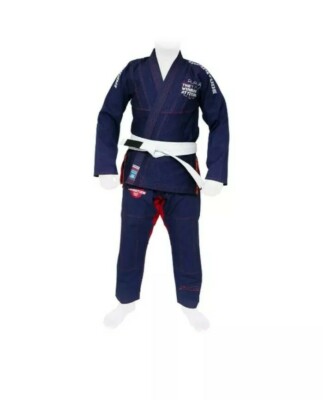 NEW ATAQUE INFINITUDE BLUE NAVY PREMIUM BJJ KIMONO NAVY BLUE SIZE A-0