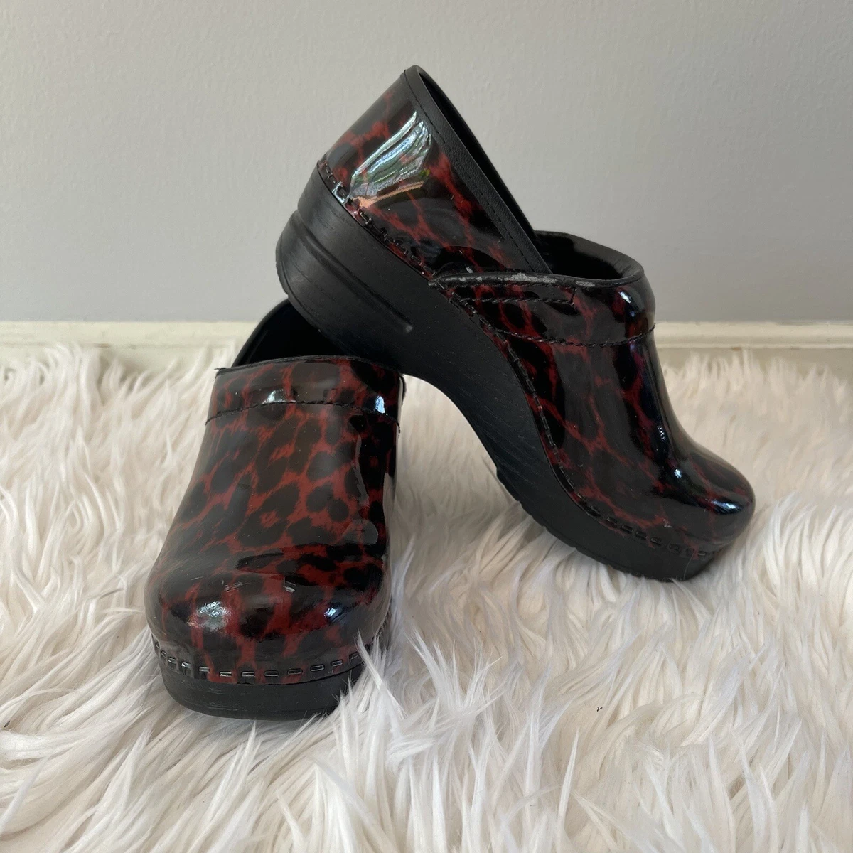 Patent leather nursing best sale shoes