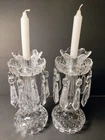 Vintage Pair of WATERFORD Lismore Prestige Cut 10 Inch Lead Crystal Candlesticks