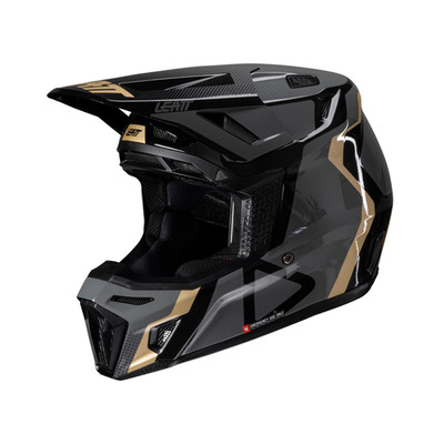 Leatt 8.5 Composite motocross helmet with goggle included L  Black  1025100143