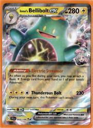 Iono's Bellibolt ex 053/159 Journey Together Double Rare Holo
