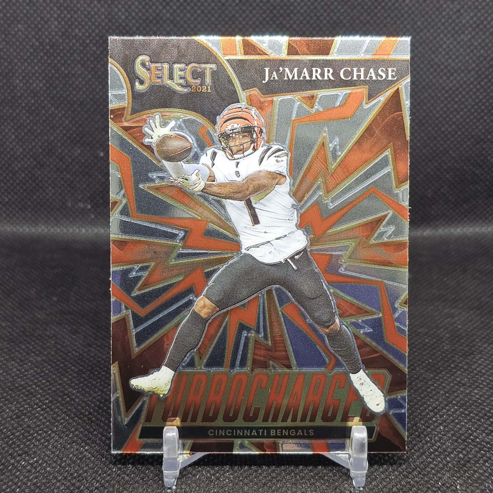 2021 Panini Select #TUR-8 Ja'Marr Chase Turbocharged