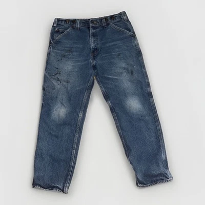 Vintage Wild Ass Workwear Carpenter Jeans 34x29 Blue USA - Image 1 of 4