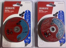 Lot of 2 Diablo DBD030045105F Metal Cut-Off Disc, 3/8” Arbor, 3” Diameter 10-pcs