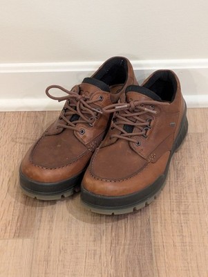 ECCO Track Gore-Tex Hiking Shoes Mens 12 EU 46 Brown Leather Waterproof Gorpcore