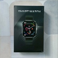 Smart Watch 40 mm noir, bracelet acier inoxydable noir, iOS/Android, câble