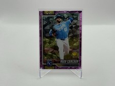2026 Topps Noah Cameron Pink Diamante Rookie Cup #461 KC Royals MLB Card. rookie card picture