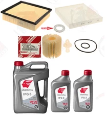 3pc Filter Tune Up Kit + 7 QTS Idemitsu 0w-20 Oil for Toyota & Lexus