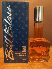 Bill Blass 100 STRENGTH COLOGNE FOR MEN SPLASH 4 OZ Original Classic NIB Vintage