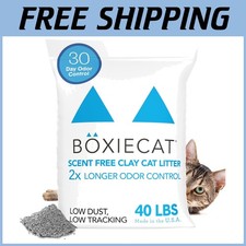 Boxie Unscented 40 lb Litter - Minimal Dust, Maximum Control