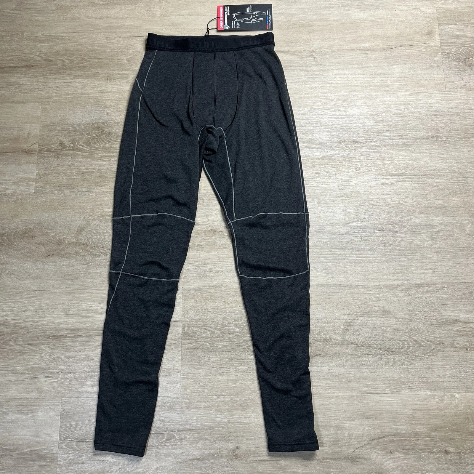 Kuhl Akkomplice Bottom Base Layer Pants Carbon Mens Size Small NWT