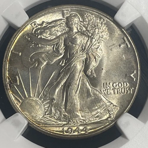 1944 Walking Liberty Half NGC MS66