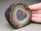 12 oz. Polished Agate Geode Half, Rio Grande do Sul Brazil — photo 4