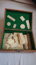 Jetons en os pour jeux de société