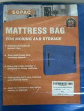 SGPAC Heavy Duty Mattress Bags for Moving and Storage, Extra Thick Full