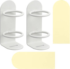 2 Pack Electric Toothbrush Holders Stick on the Wall Electric Metal Tooth Brushi