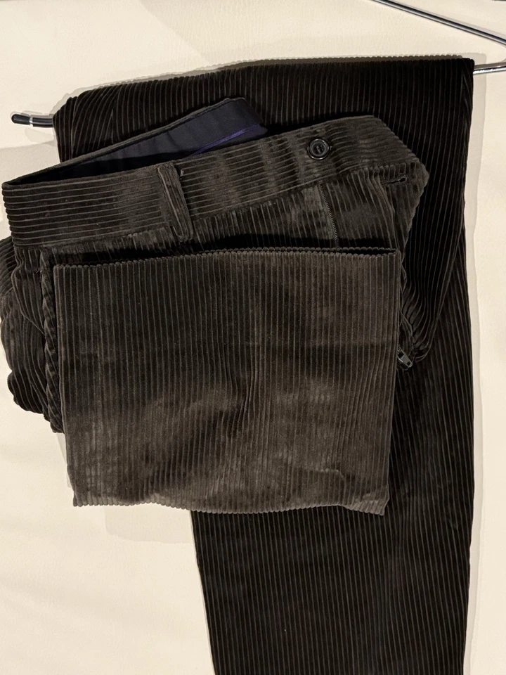 Ralph Lauren Purple Label 31x27 Corduroy Made In Italy Pants - Image 2 of 3